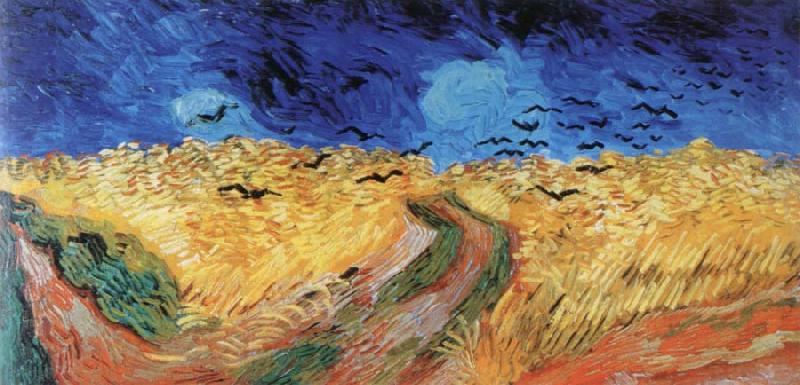 Vincent Van Gogh wheat field with crows Spain oil painting art